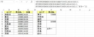 エクセルindexとmatch関数の組み合わせ 複数条件or または で値を抽出 ホワイトレイア